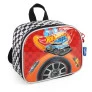 Lancheira Térmica Infantil - Hot Wheels Pneu - Preta - Luxcel