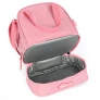 Lancheira Térmica Infantil Dupla - Disney Stitch - Crinkle Salmão - Luxcel