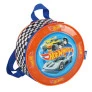 Lancheira Térmica Infantil Redonda - Hot Wheels - Azul - Luxcel