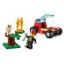 LEGO City - Bombeiro Floresta em Chamas - 84 Peças - Lego Original.