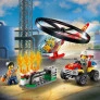 LEGO City - Combate ao Fogo com Helicóptero - 93 Peças - Lego 