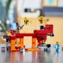 LEGO Minecraft A Ponte Flamejante - 372 Peças - Lego