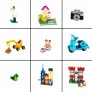 LEGO Classic - Caixa Grande de Lego Clássico - Peças Criativas - 790 Peças - Lego