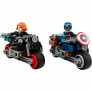 LEGO Marvel - Motos da Viúva Negra e do Capitão América - 130 peças - Lego