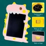 Lousa Educativa - Quadro LCD - Dino Rosa - DM Toys