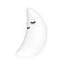 Luminária Infantil - Led e Fluorescente - Lua - Branca - DecorFun