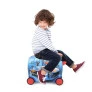 Mala de Carrinho Infantil - Hot Wheels - Azul - Luxcel