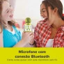 Microfone Bluetooth Infantil - Divertido WS858 - Gold - Mundo Encantado
