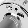 Microfone Bluetooth Infantil - Divertido WS858 - Prata - Mundo Encantado