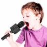 Microfone Bluetooth Infantil - Divertido WS858 - Preto - Mundo Encantado