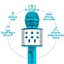 Microfone Bluetooth Infantil - Star Voice Karaokê - Azul - Zoop Toys