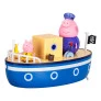 Mini Veículo e Bonecos - Barco do Vovô Pig - Peppa Pig - Sunny