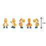 Mini Figura - Nintendo - Super Mario - Yoshi Laranja - Candide