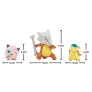 Mini Figuras - Pokémon - Cyndaquil Jigglypuff e Marowak - Sunny