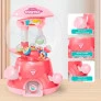 Mini Máquina Infantil de Pegar - Garra Divertida Ball Rosa - DM Toys