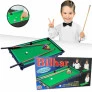Mini Mesa Jogo de Sinuca - Bilhar Infantil com Tacos - Braskit 1