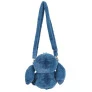 Mini Mochila 3D de Costas - Pelúcia - Disney Stitch - Luxcel
