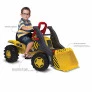 Mini Veículo a Pedal - Trator Escavadeira com Som - Bandeirante