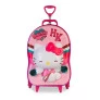 Mochila com Rodinhas Hello Kitty 3D - Maxtoy