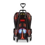 Mochila 3D de Rodinhas Infantil - Batman - Chrome Wheels - Maxtoy