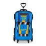 Mochila 3D de Rodinhas Infantil - Hot Wheels - D-Muscle - Azul - Maxtoy