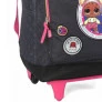Mochila de Rodinha Lol Glam 10 Preta - Luxcel