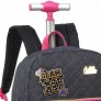 Mochila de Rodinha Lol Glam 10 Preta - Luxcel