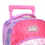 Mochila LOL Rodinha Original com Estojinho - Luxcel