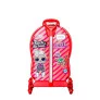 Mochila 3D de Rodinhas Infantil - LOL Surprise - Rock Born to be Bad - Maxtoy