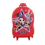 Mochila 3D de Rodinhas Infantil - LOL Surprise - Rock Born to be Bad - Maxtoy