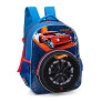 Mochila 3D de Costas Infantil - Hot Wheels - Pneu - Azul Luxcel