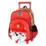 Mochila 3D de Rodinha Infantil - Pelúcia - Patrulha Canina - Marshall - Luxcel