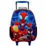 Mochila 3D de Rodinhas Infantil - 16 - Marvel - Spidey R - Xeryus
