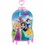 Mochila 3D de Rodinhas Infantil - Disney-Princesas - Castelo - Maxtoy