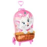 Mochila 3D de Rodinhas Infantil - Disney - Gata Marie - Maxtoy