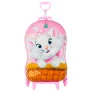 Mochila 3D de Rodinhas Infantil - Disney - Gata Marie - Maxtoy