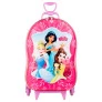 Mochila 3D de Rodinhas Infantil - Disney - Princesas - Maxtoy