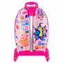 Mochila 3D de Rodinhas Infantil - Disney Divertidamente - Roleta - Maxtoy
