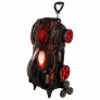 Mochila 3D de Rodinhas Infantil - Homem Aranha - Miles Morales - Maxtoy