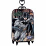Mochila 3D de Rodinhas Infantil - Liga da Justiça - Batman - Maxtoy