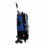 Mochila 3D de Rodinhas Infantil - Liga da Justiça - Batman - Preto - Maxtoy