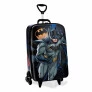 Mochila 3D de Rodinhas Infantil - Liga da Justiça - Batman - Preto - Maxtoy