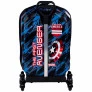 Mochila 3D de Rodinhas Infantil - Marvel Avengers - Capitão América - Maxtoy