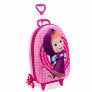 Mochila 3D de Rodinhas Infantil - Masha e o Urso - Masha Sweet - Maxtoy