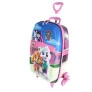 Mochila 3D de Rodinhas Infantil - Patrulha Canina - Everest e Skye - Maxtoy