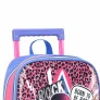 Mochila com Rodinhas Lol Surprise Rock Rosa - Luxcel