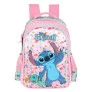 Mochila de Costas - Disney Stitch Scrump - Rosa - Luxcel