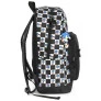 Mochila de Costas - Sonic The Hedgehog - Xadrez Preta - Luxcel