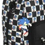Mochila de Costas - Sonic The Hedgehog - Xadrez Preta - Luxcel