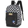 Mochila de Costas - Sonic The Hedgehog - Xadrez Preta - Luxcel